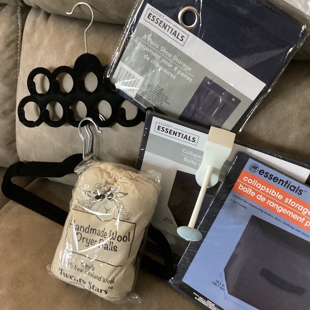 New Laundry & Closet organization Lot